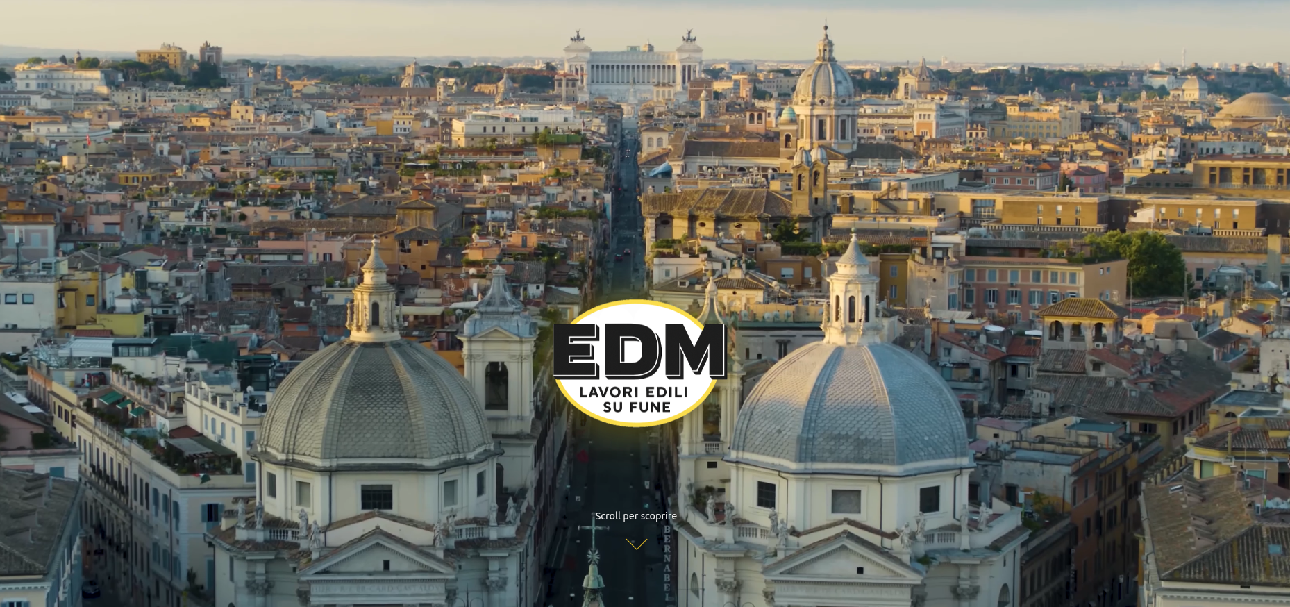 Sito web EDM Lavori Su Fune realizzato da Davide Capanna